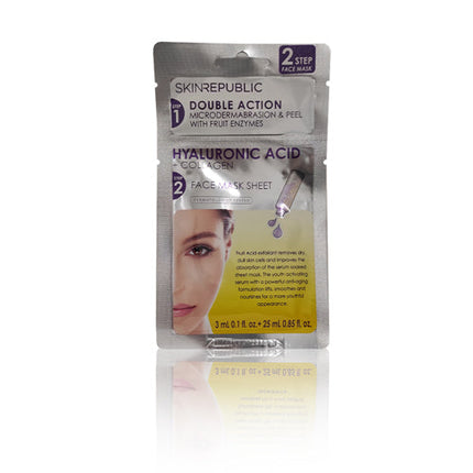 Skin Republic Hyaluronic Acid & Collagen Face Mask 25ml - OhYouLuckyDuck.com.au