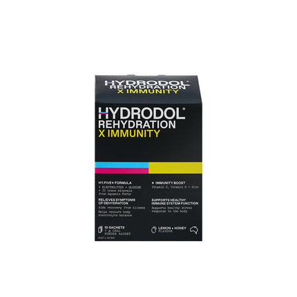 Hydrodol Rehydration X Immunity Powder 10 Pack - OhYouLuckyDuck.com.au