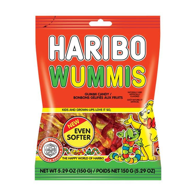 Haribo Wummies Gummy Worms Candy 150G