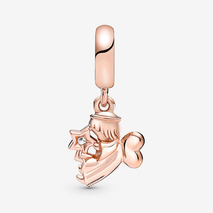 Pandora Heart Winged Angel Dangle Charm - OhYouLuckyDuck.com.au