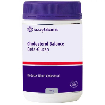 Henry Blooms Cholesterol Balance Beta-Glucan 400g Powder - OhYouLuckyDuck.com.au