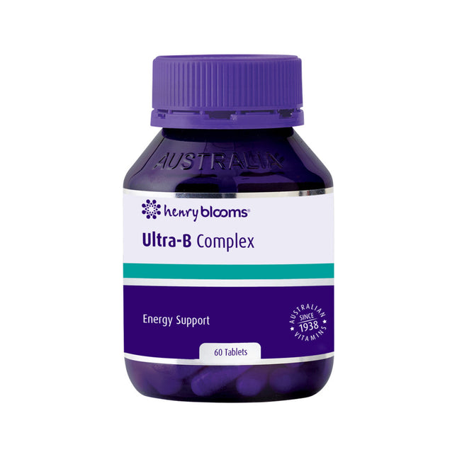 Henry Blooms Ultra-B Complex 60 Tablets - OhYouLuckyDuck.com.au