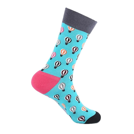 Sock Society Hot Air Balloon Novelty Dress Socks For Men One Size