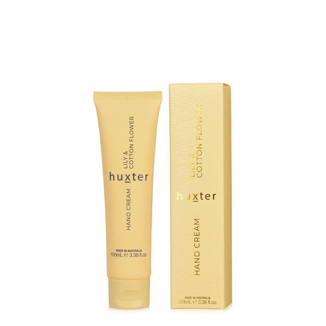 Huxter Hand Cream 100mL Lily & Cotton Flower