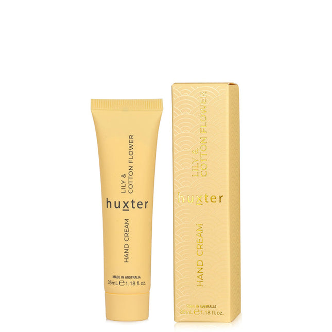Huxter Hand Cream 35mL Lily & Cotton Flower