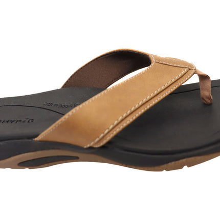 Homyped Ucray Men's Supportive Comfort Thongs Black EE Width Size 7