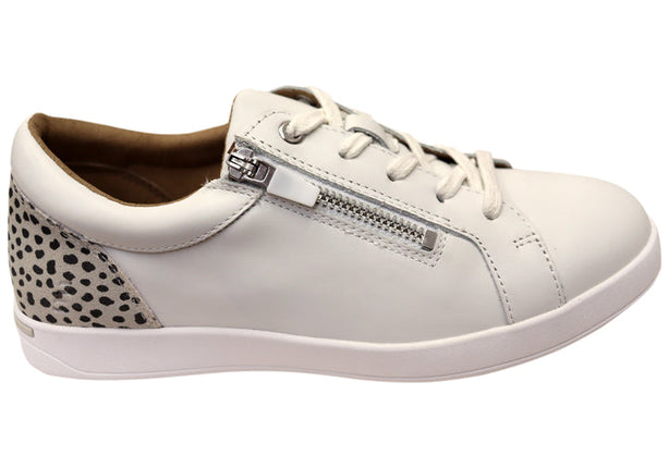 Homyped Womens Lotti Zip Lace Animal Print Shoes
