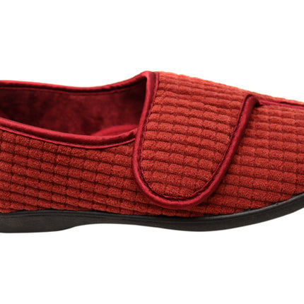 Homyped Skyla Womens Orthopedic Slippers Rose Red Size 10
