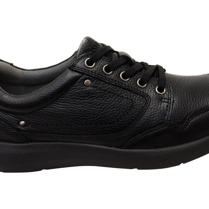 Homyped Samuel Lace Up Mens Leather Supportive Extra Extra Wide Shoes