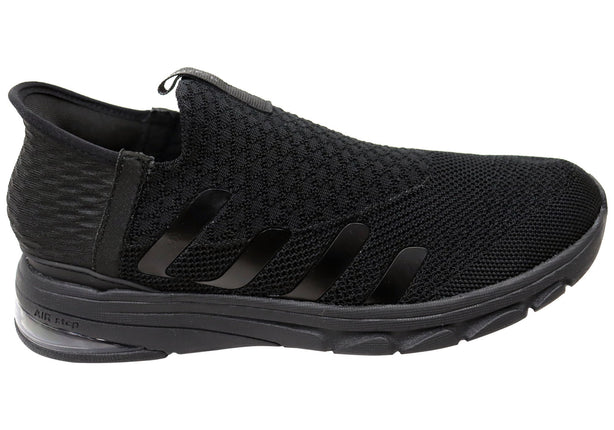 Homyped Airstep Slip On Casual Shoes in Black Size 8