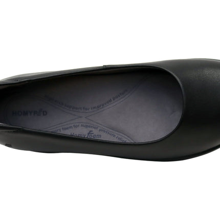 Homyped Scope Ballet Flats in Black Size 6