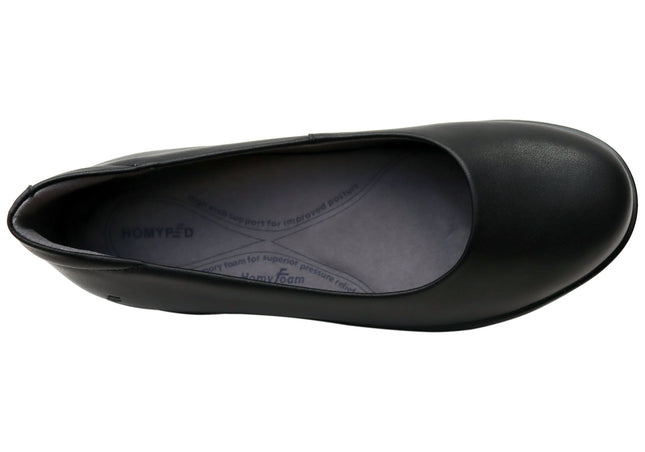 Homyped Scope Ballet Flats in Black Size 6
