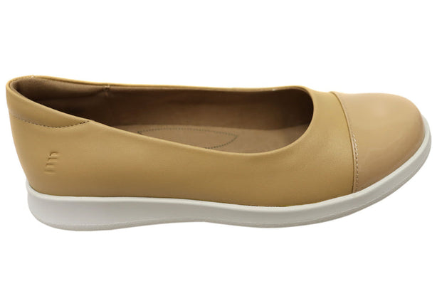 Homyped Sierra Ballet Womens Comfort Shoes Biscotti 8.5