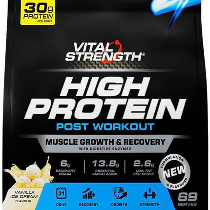 Vital Strength High Protein Powder Vanilla 3KG