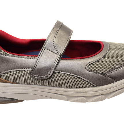 Homyped Airstep Mary Jane Shoes in Pewter Size 6