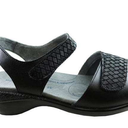 Homyped Savannah Orthopedic Shoes Black E Fitting