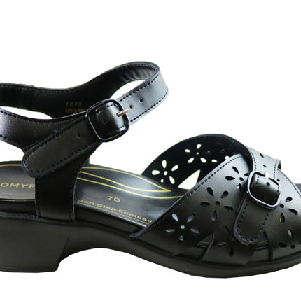 Homyped US Sandal Black Size 7