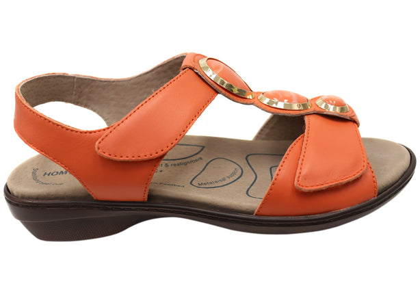 Homyped Analise T Bar Sandals in Tangerine Size 9