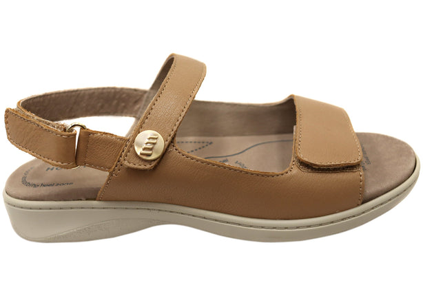 Homyped Waverley Simple Nude Tan Womens Comfort Sandal Size 9