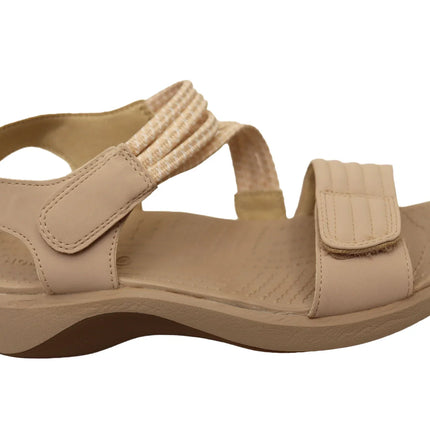 Homyped Niche Strap Over Sandals Nude Size 9