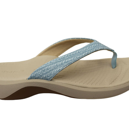 Homyped Fargo Thong Sandals in Sky Blue Size 6