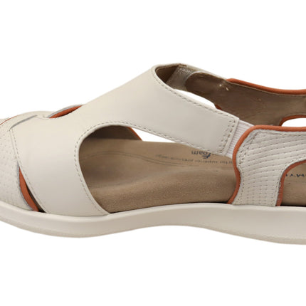 Homyped Erin Crossover Comfort Sandals Off White Size 9