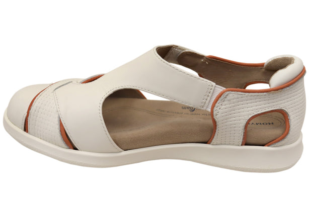 Homyped Erin Crossover Comfort Sandals Off White Size 9