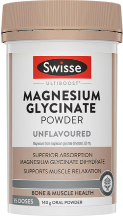 Swisse Ultiboost Magnesium Glycinate Powder 140g