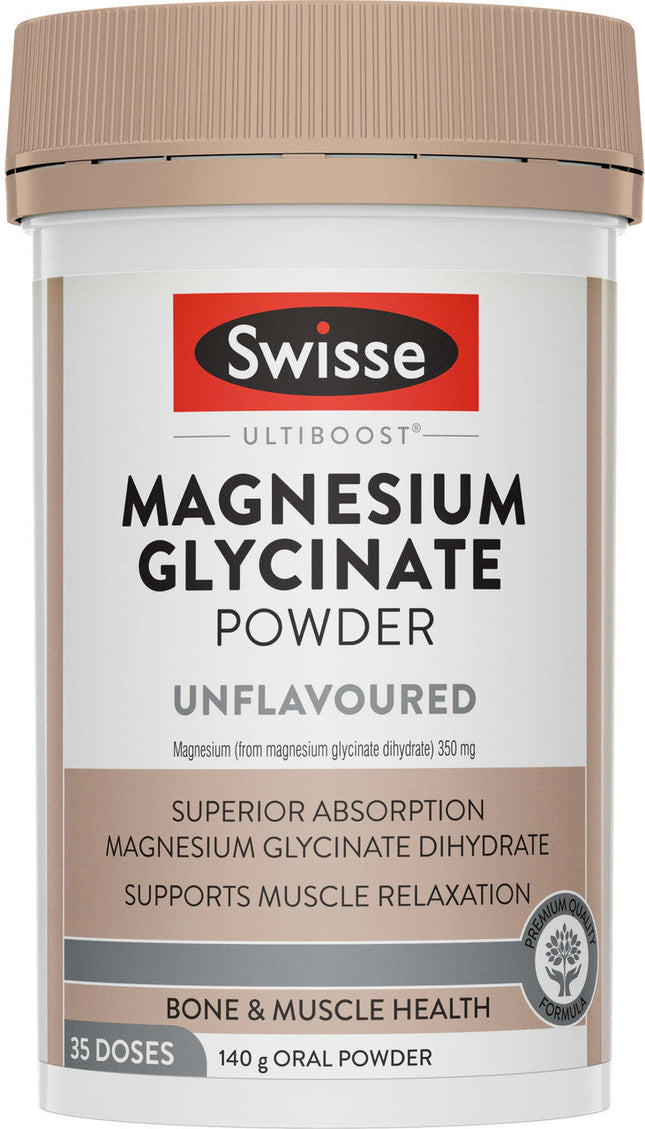 Swisse Ultiboost Magnesium Glycinate Powder 140g