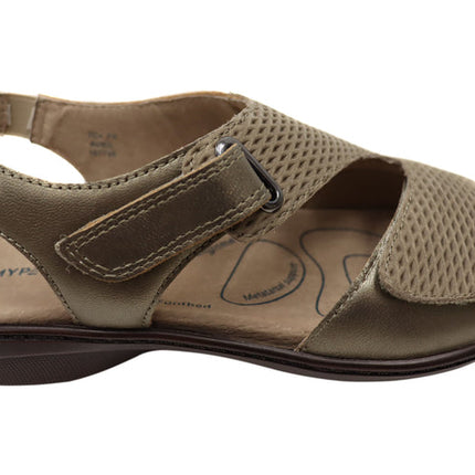 Homyped Avril Orthotic Friendly Leather Sandal Taupe