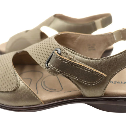 Homyped Avril Womens Supportive Comfortable Leather Sandals