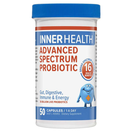 Inner Health Advanced Spectrum Probiotic Caps 50