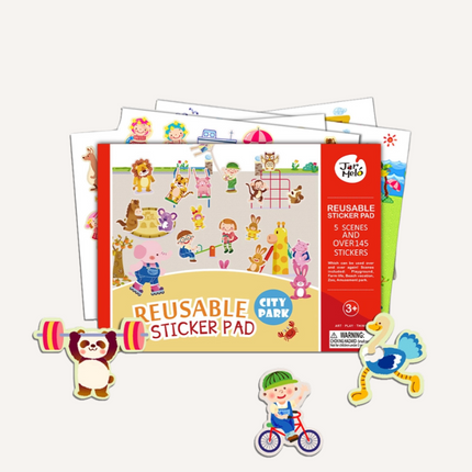 Jar Melo Reusable Sticker Pad City Park