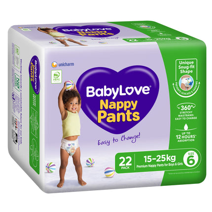BabyLove Jumbo Nappy Pants Junior 22 pack - OhYouLuckyDuck.com.au