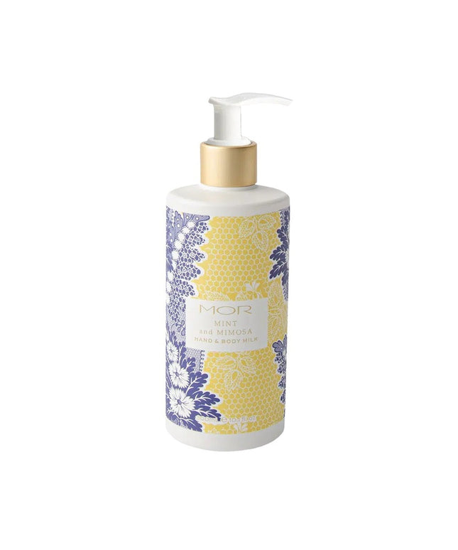 MOR Jd Mint & Mimosa Hand & Body Milk 300Ml - OhYouLuckyDuck.com.au