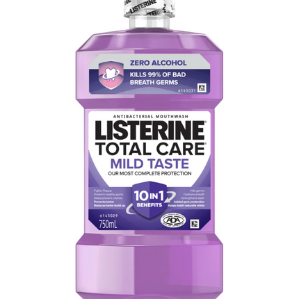 Listerine Mouthwash Total Care Mild 750mL
