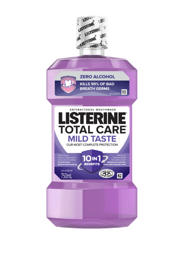 Listerine Mouthwash Total Care Mild 750mL