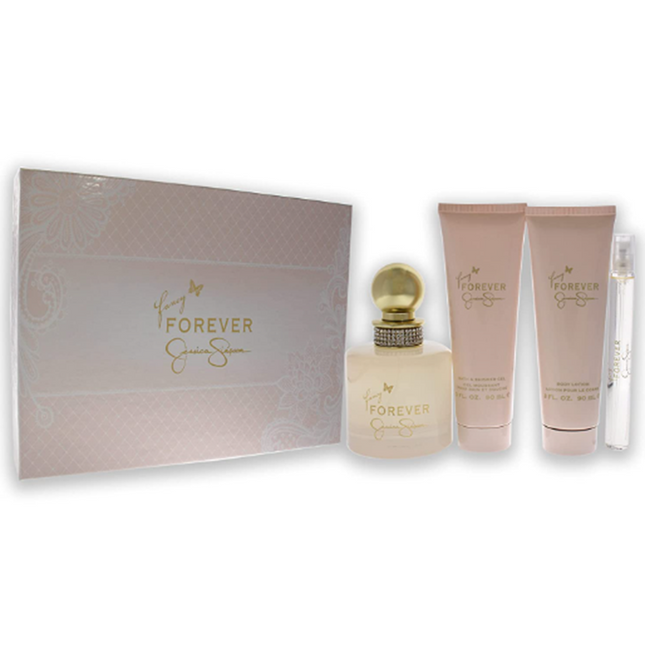 Jessica Simpson Fancy Forever Women 4 Pc Gift Set - OhYouLuckyDuck.com.au