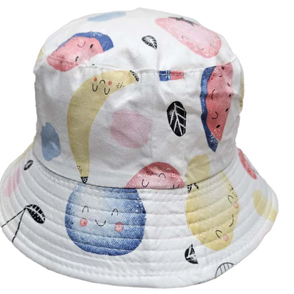 Kato Designs White Fruit Kids Hat