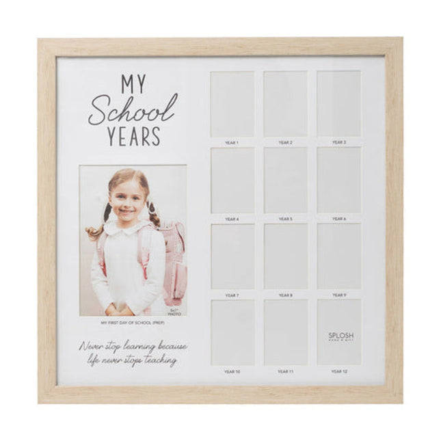 Splosh Kids School Years Wooden Frame 42x42CM