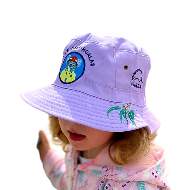 Radicool Hat Save Our  Koalas Lilac Large