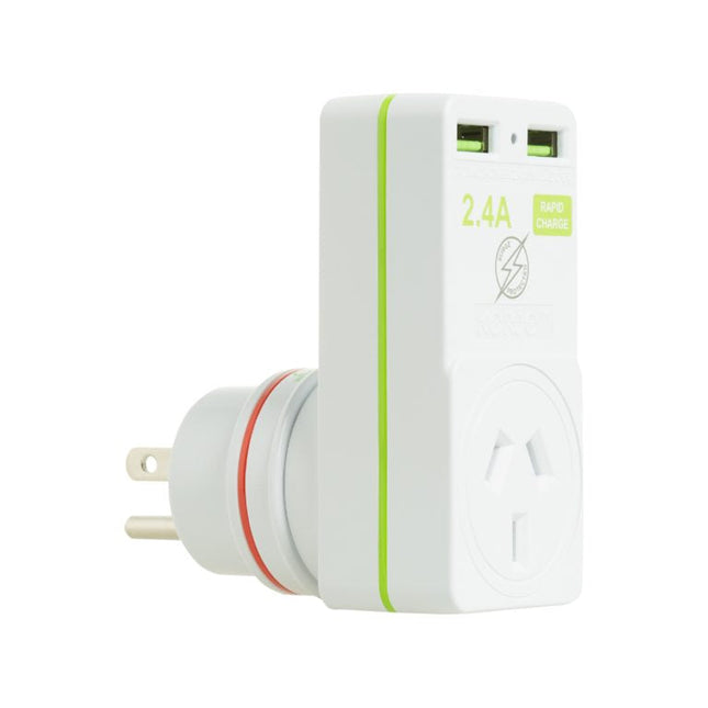 Korjo USB & Power Adaptor - USA