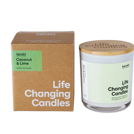 Kenshi Coconut & Lime Scented Candle