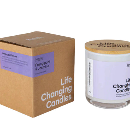 Zumi Kenshi Candle Frangipani and Jasmine 400g