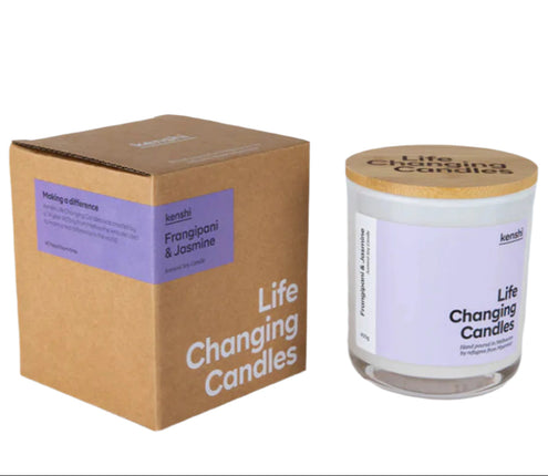 Zumi Kenshi Candle Frangipani and Jasmine 400g