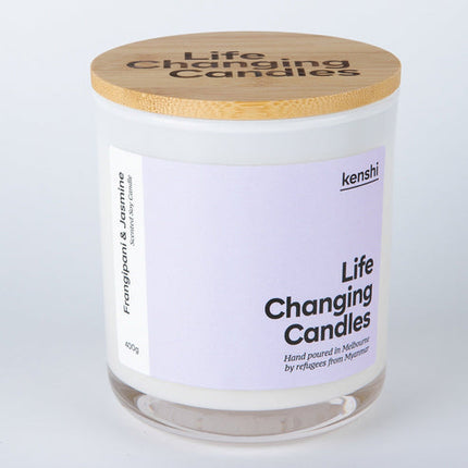 Kenshi Frangipani and Jasmine Scented Candle