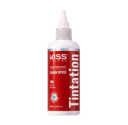 Kiss Tintation Semi-Permanent Hair Colour with Aloe Vera 148ml Cajun Spice T860 - OhYouLuckyDuck.com.au