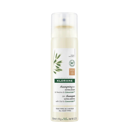 Klorane Dry Shampoo Oat & Ceremide Dark Hair 150mL - OhYouLuckyDuck.com.au