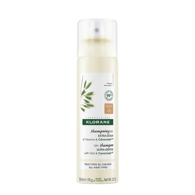 Klorane Dry Shampoo Oat & Ceremide Dark Hair 150mL - OhYouLuckyDuck.com.au