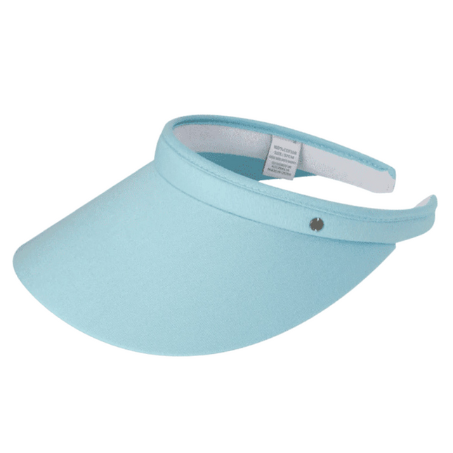 Kooringal Ellen Womens Push On Visor Sky Blue One Size